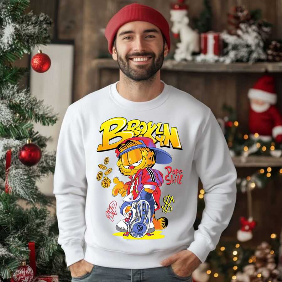 Vintage Style Garfield The Cat Cartoon Sweatshirt 2 Vintage Style Garfield The Cat Cartoon Sweatshirt 2