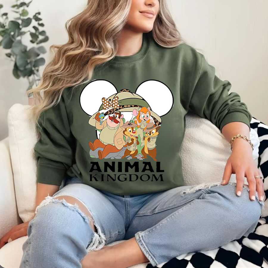 Disney Animal Kingdom Rescue Team Mickey Mouse Sweatshirt