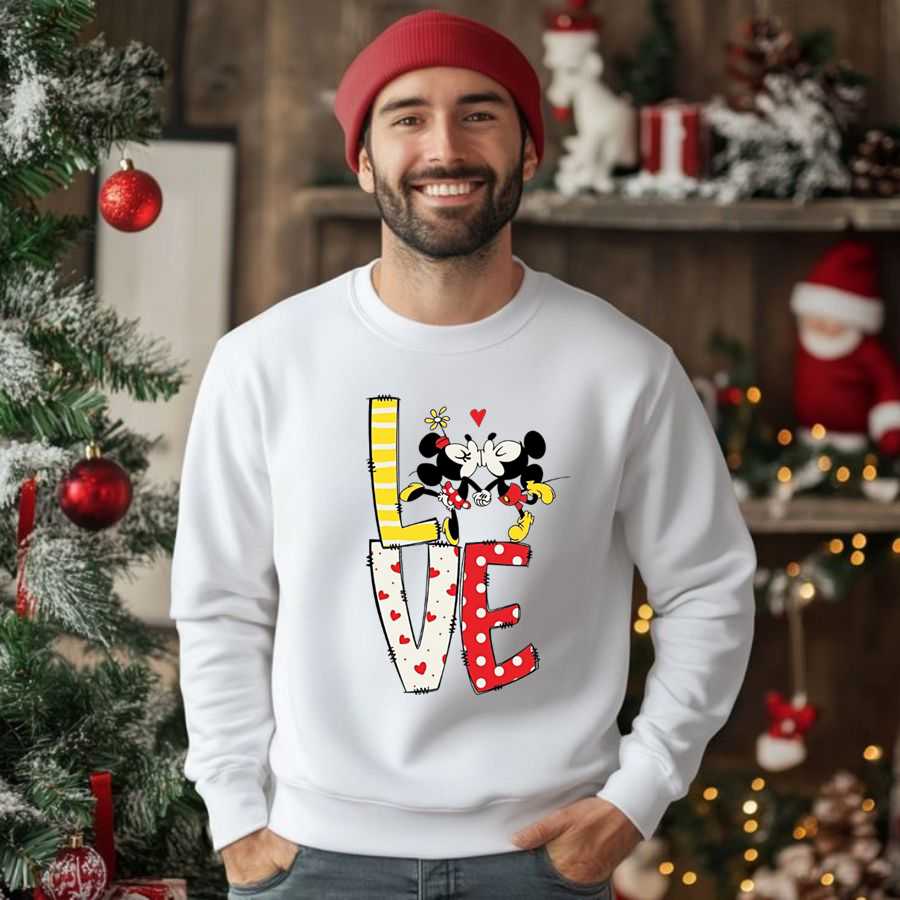 Tom & Jerry Style Love Story Cartoon Sweatshirt 2 Tom & Jerry Style Love Story Cartoon Sweatshirt 2