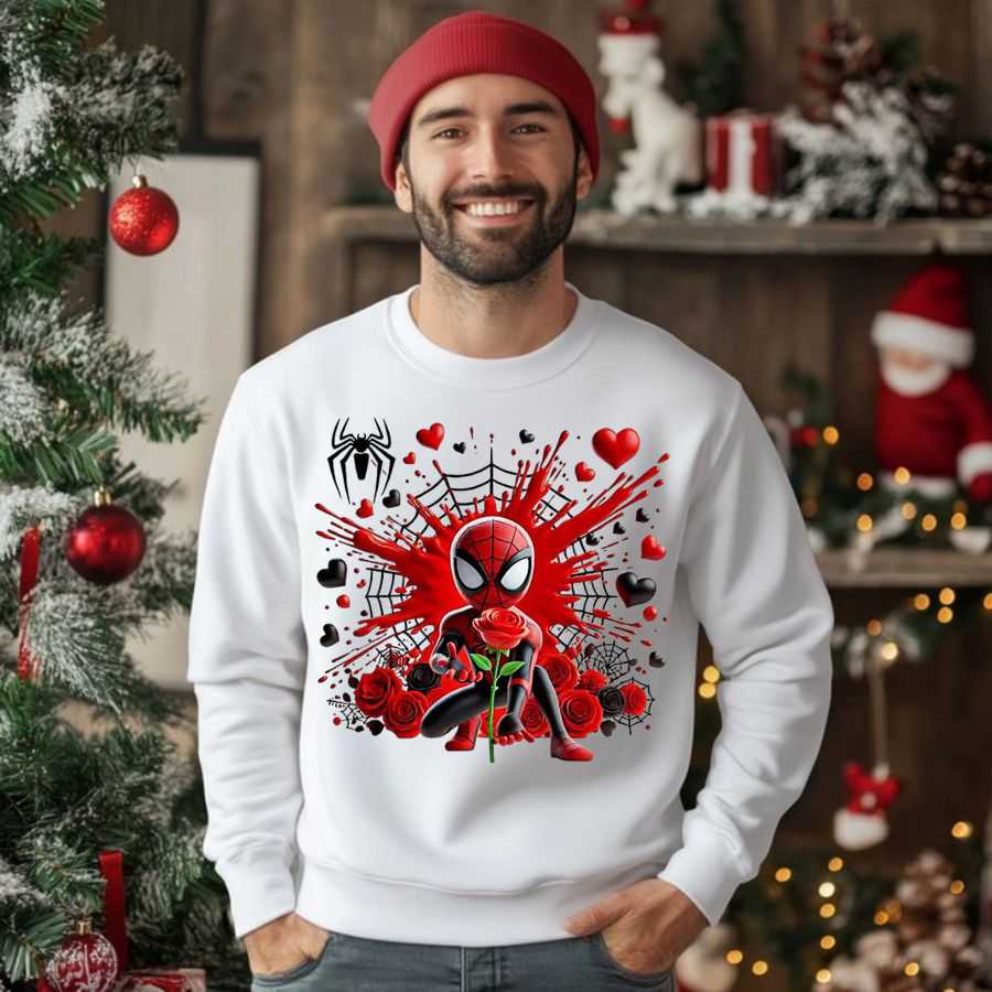 Spiky Heart Bleeding Love Graphic Sweatshirt 2 Spiky Heart Bleeding Love Graphic Sweatshirt 2