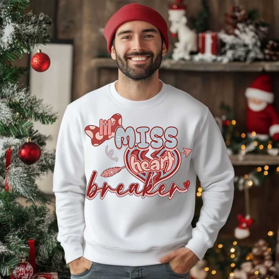 Bold "heartbreaker" Valentine's Day Sweatshirt