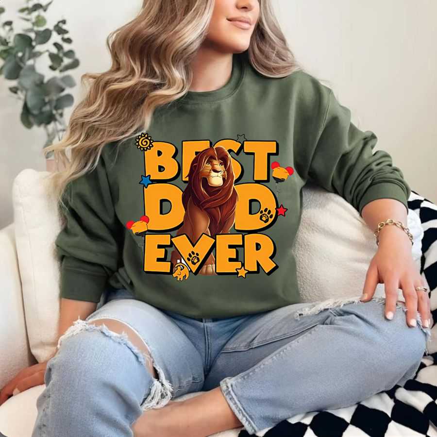 Disney The Lion King Best Dad Ever Sweatshirt