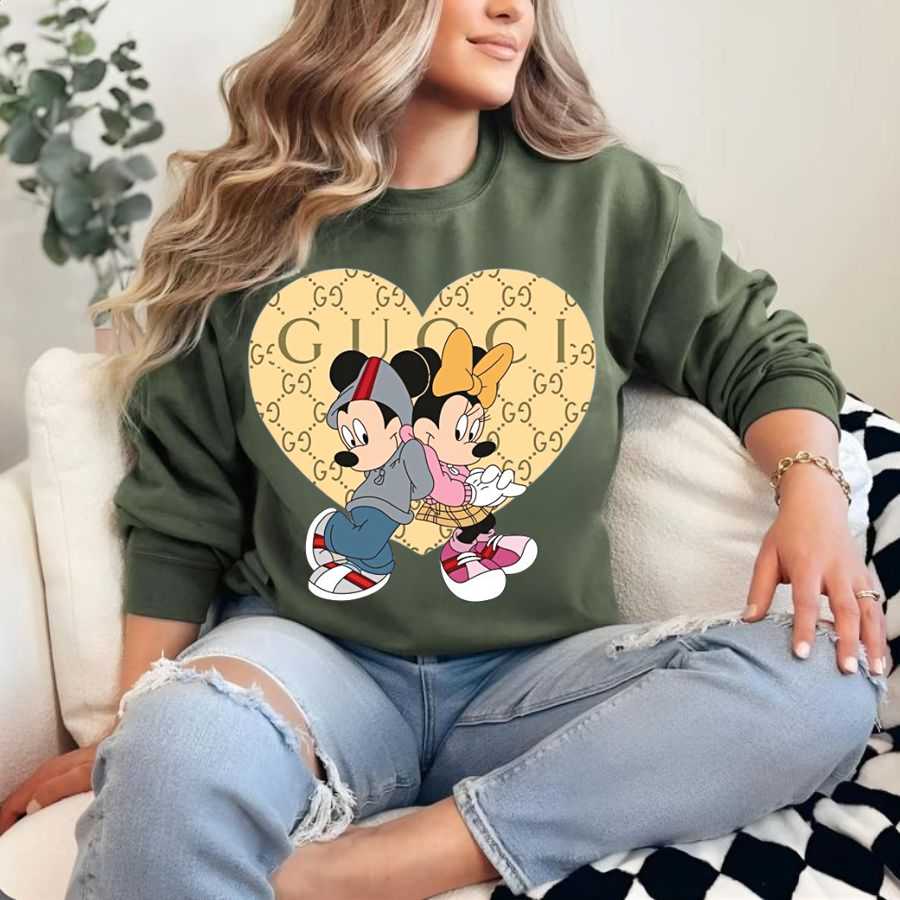 Disney Mickey & Minnie Mouse Cute Sweethearts Sweatshirt