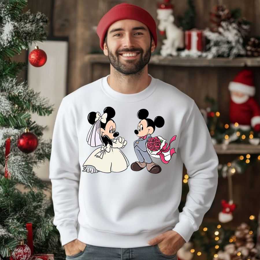 Classic Disney Mickey & Minnie Mouse True Love Sweatshirt 2 Classic Disney Mickey & Minnie Mouse True Love Sweatshirt 2