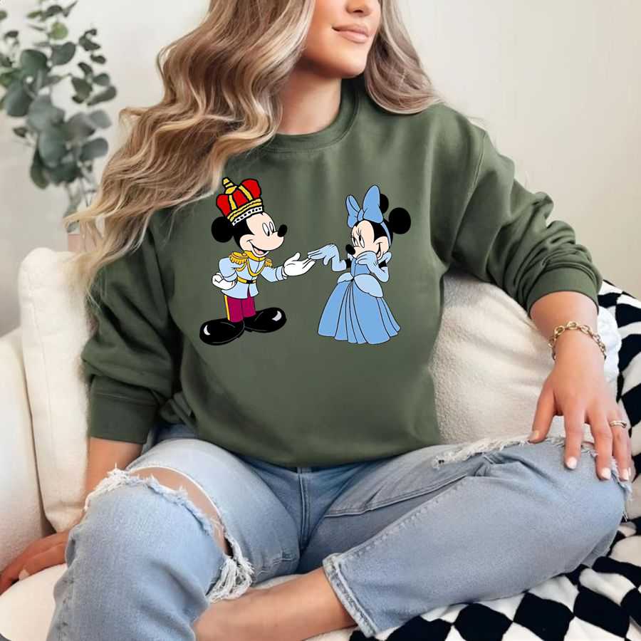 Disney Mickey & Minnie Mouse Royal Romance Ball Gown Sweatshirt