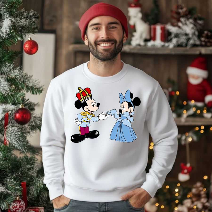 Disney Mickey & Minnie Mouse Royal Romance Ball Gown Sweatshirt 2 Disney Mickey & Minnie Mouse Royal Romance Ball Gown Sweatshirt 2