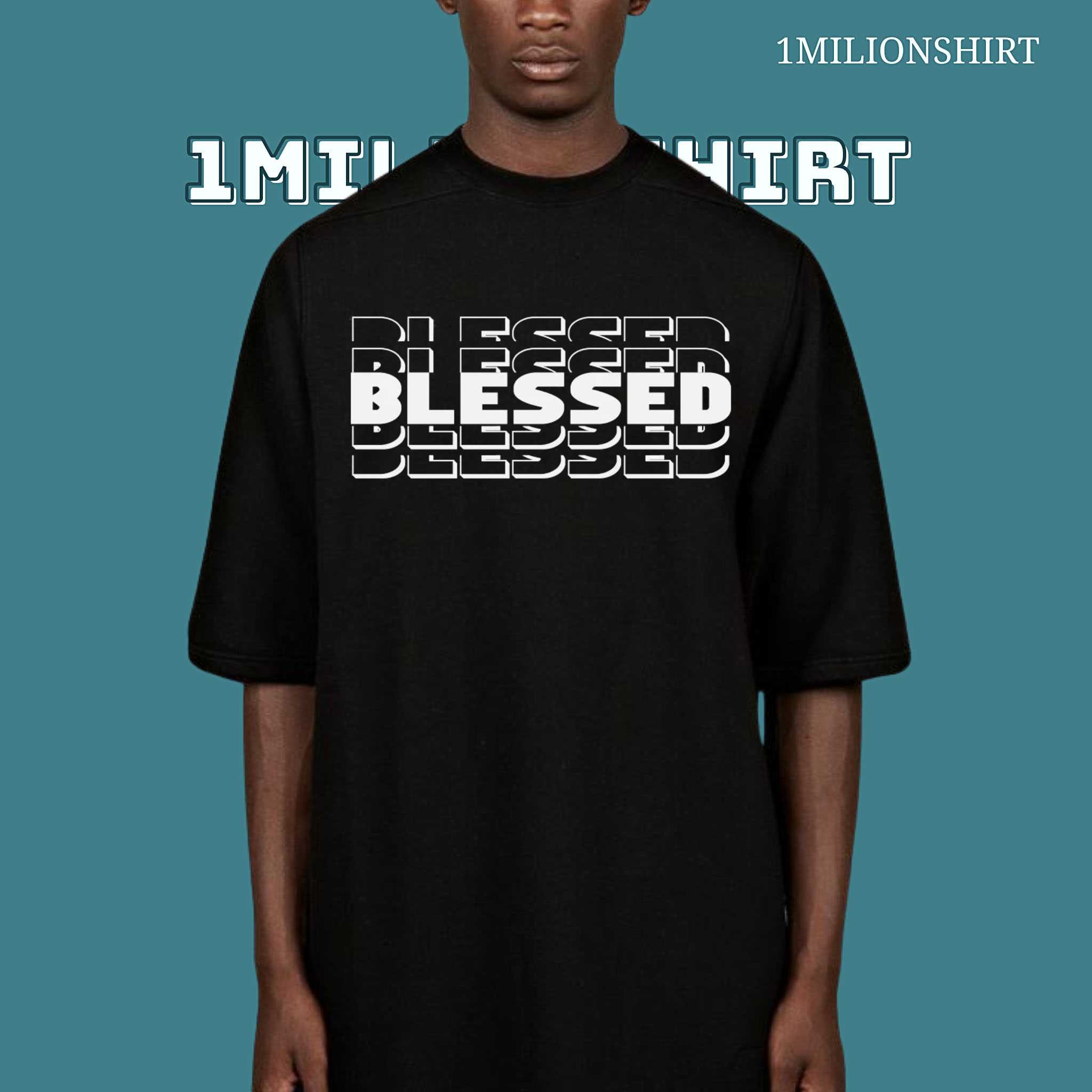 Blessed With A Heart T-Shirt – Positive Christian Graphic Tee
