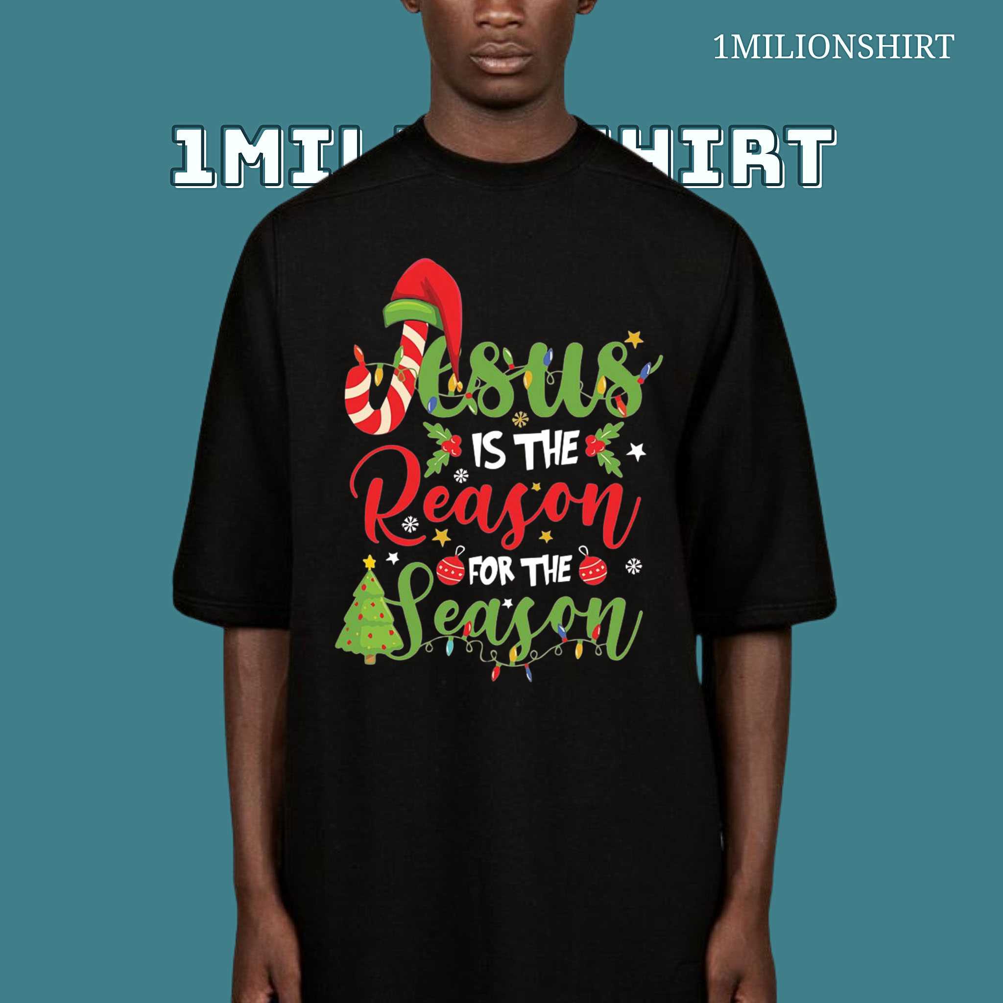 Jesus Christmas T-Shirt – Nativity Scene Christian Faith Tee