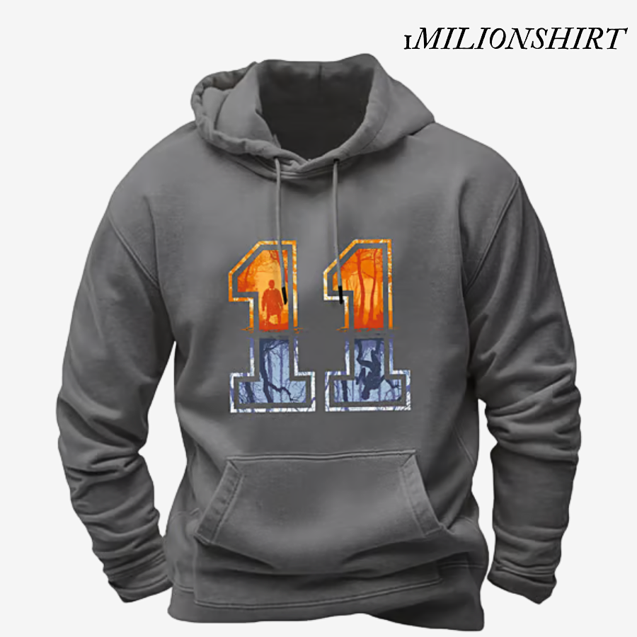 Casual Art Hoodie, Graphic Pullover