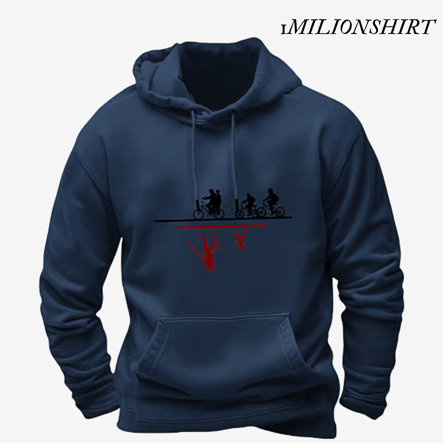 Casual Art Hoodie, Graphic Pullover