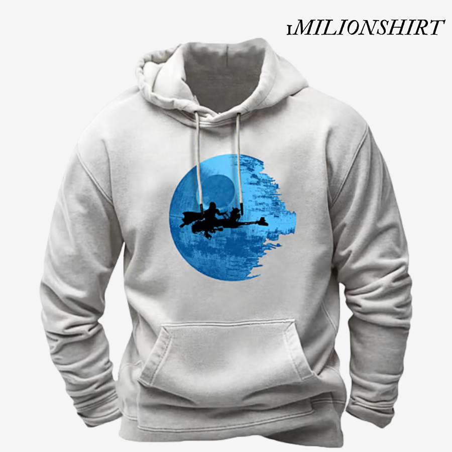 Planet Art Hoodie, Casual Pullover