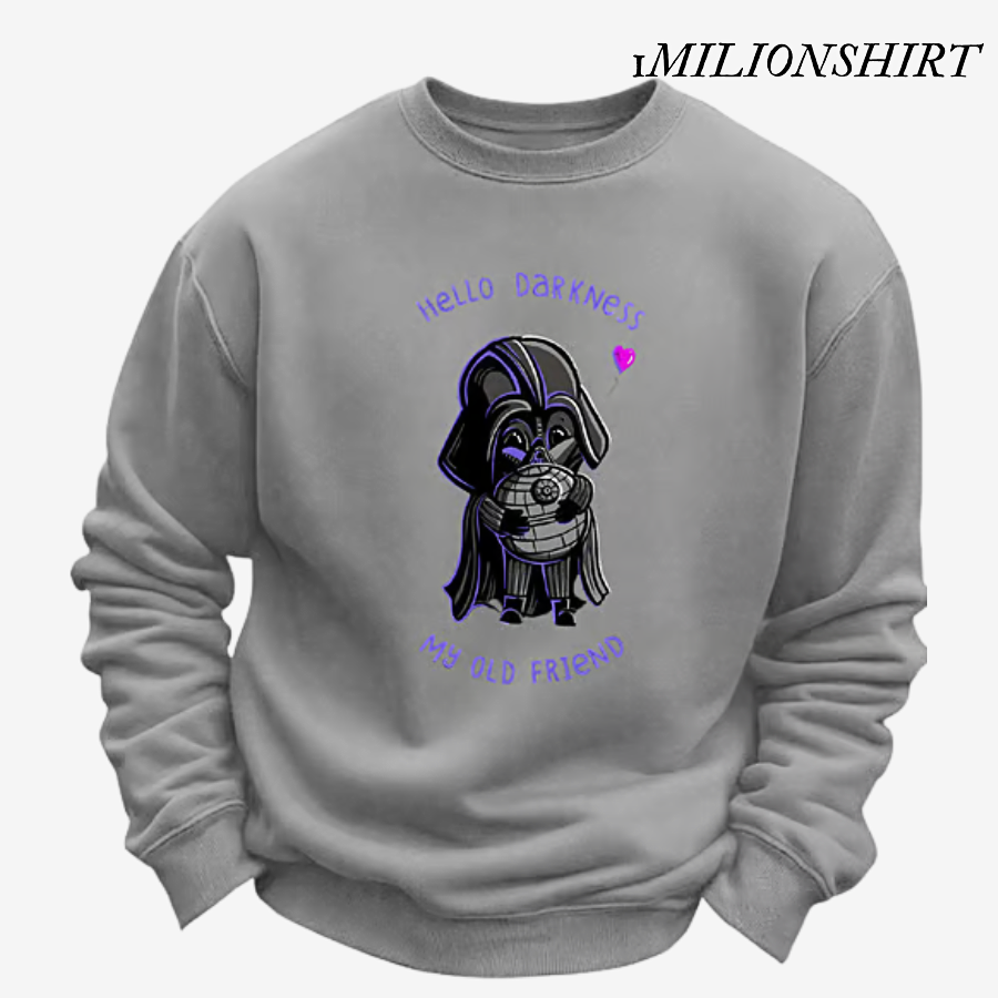Planet Print Sweatshirt, Retro Pullover