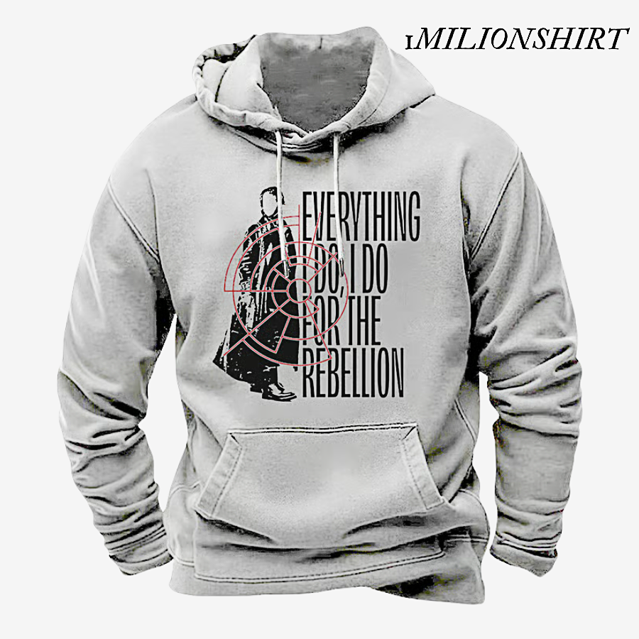 Creative Retro Hoodie, Graphic Pullover