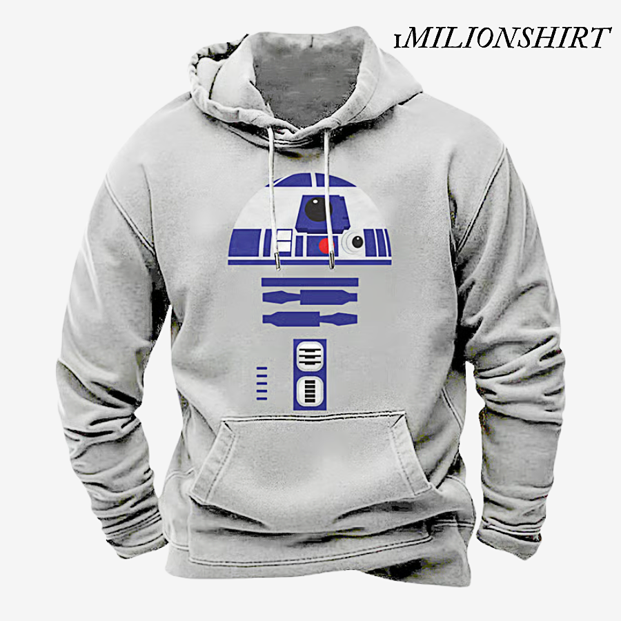 Retro Style Creative Print Hoodie