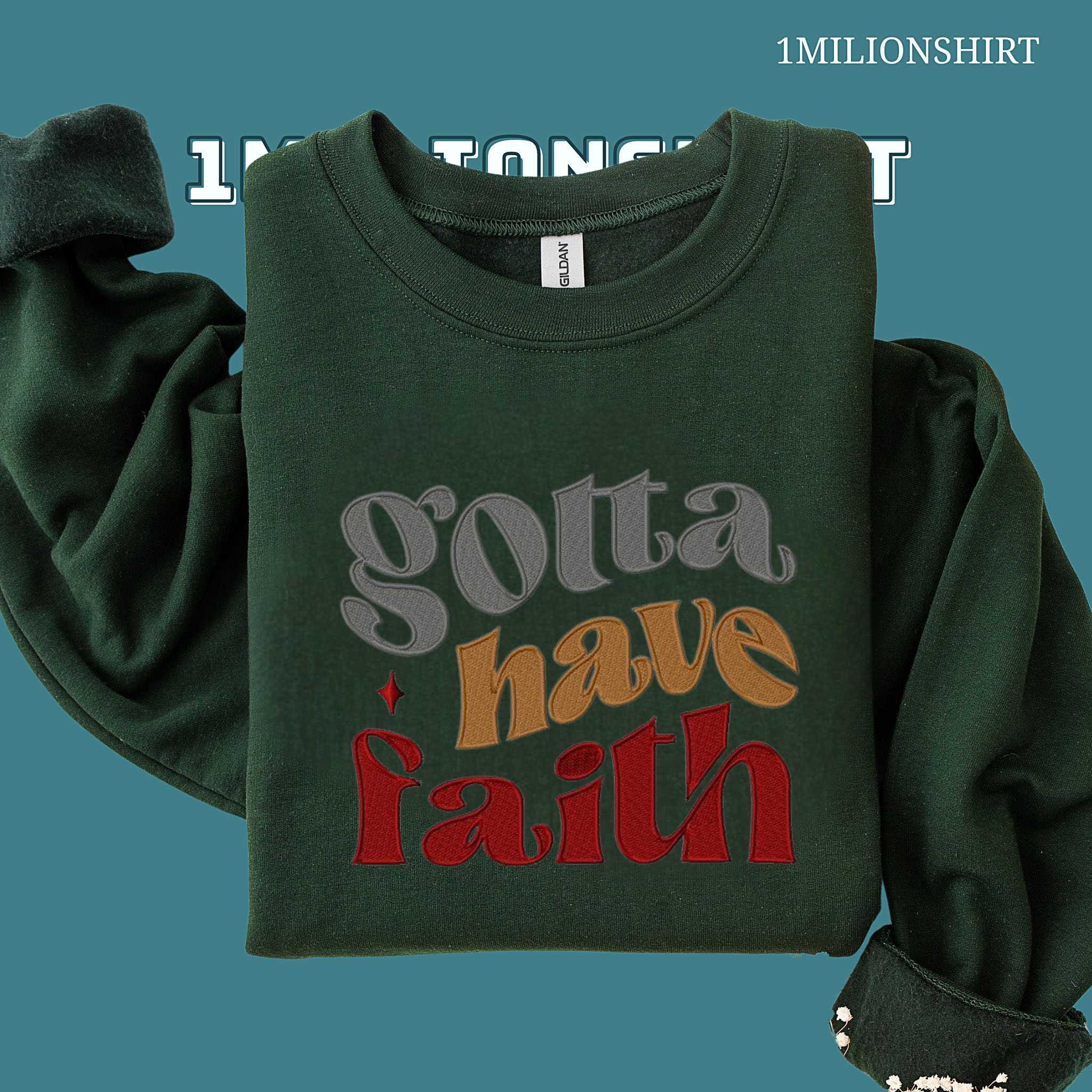 Gotta Have Faith Embroidered T-Shirt – Minimal Christian Tee