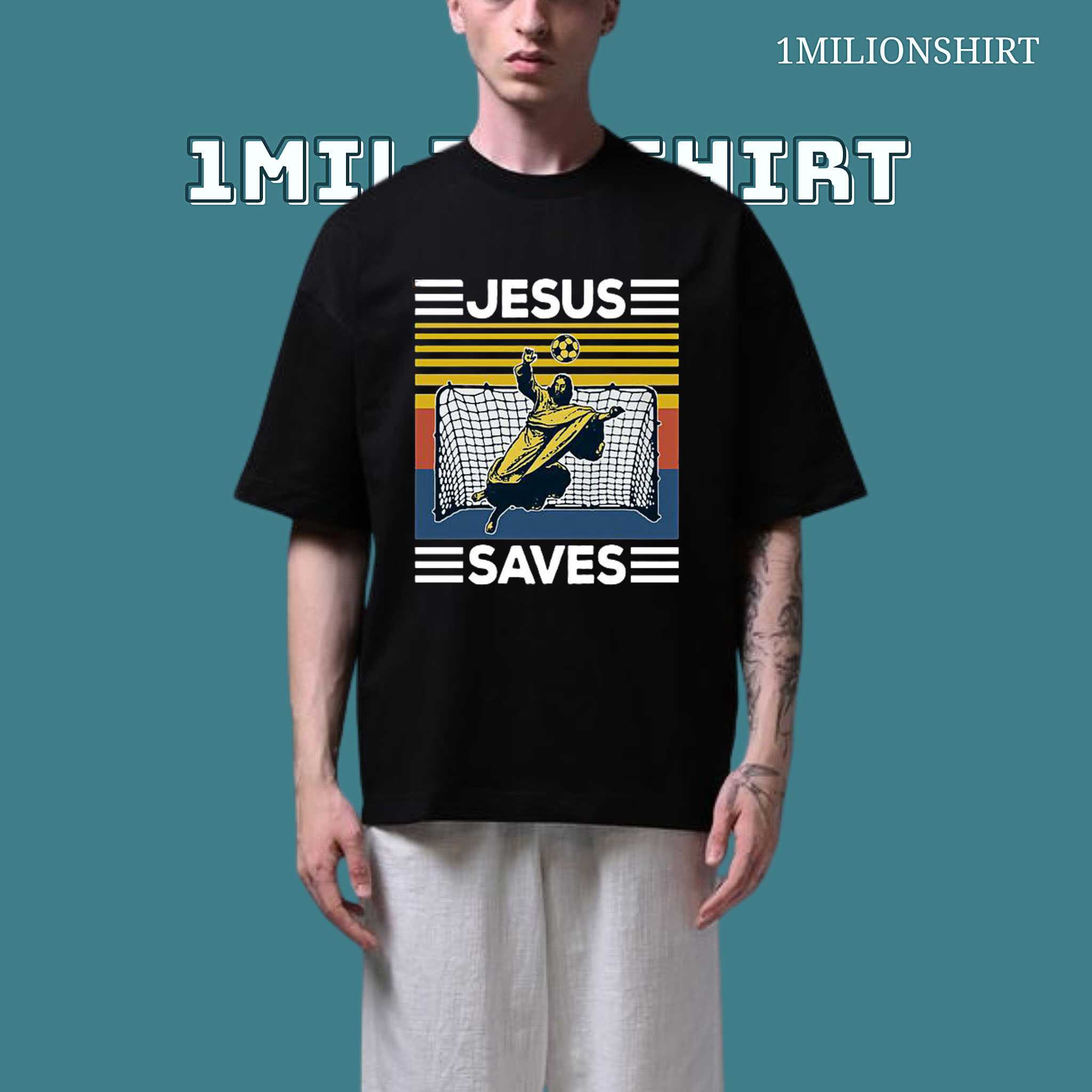 Soccer And Jesus Shirt, Vintage Faith Tee
