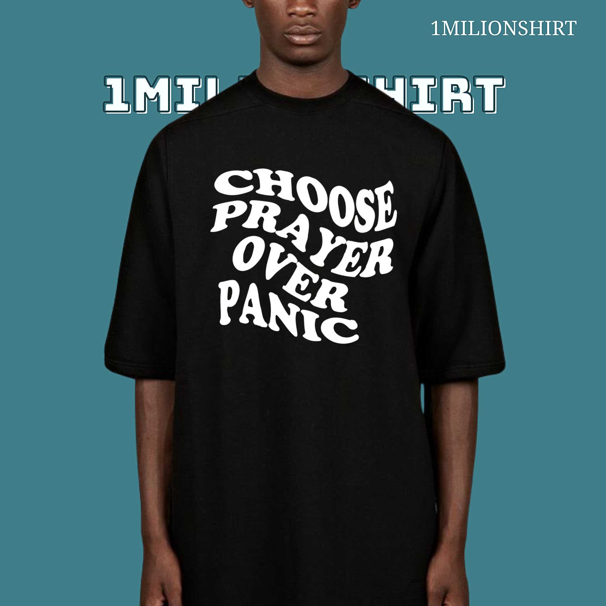 Choose Prayer Tee, Minimal Christian Shirt