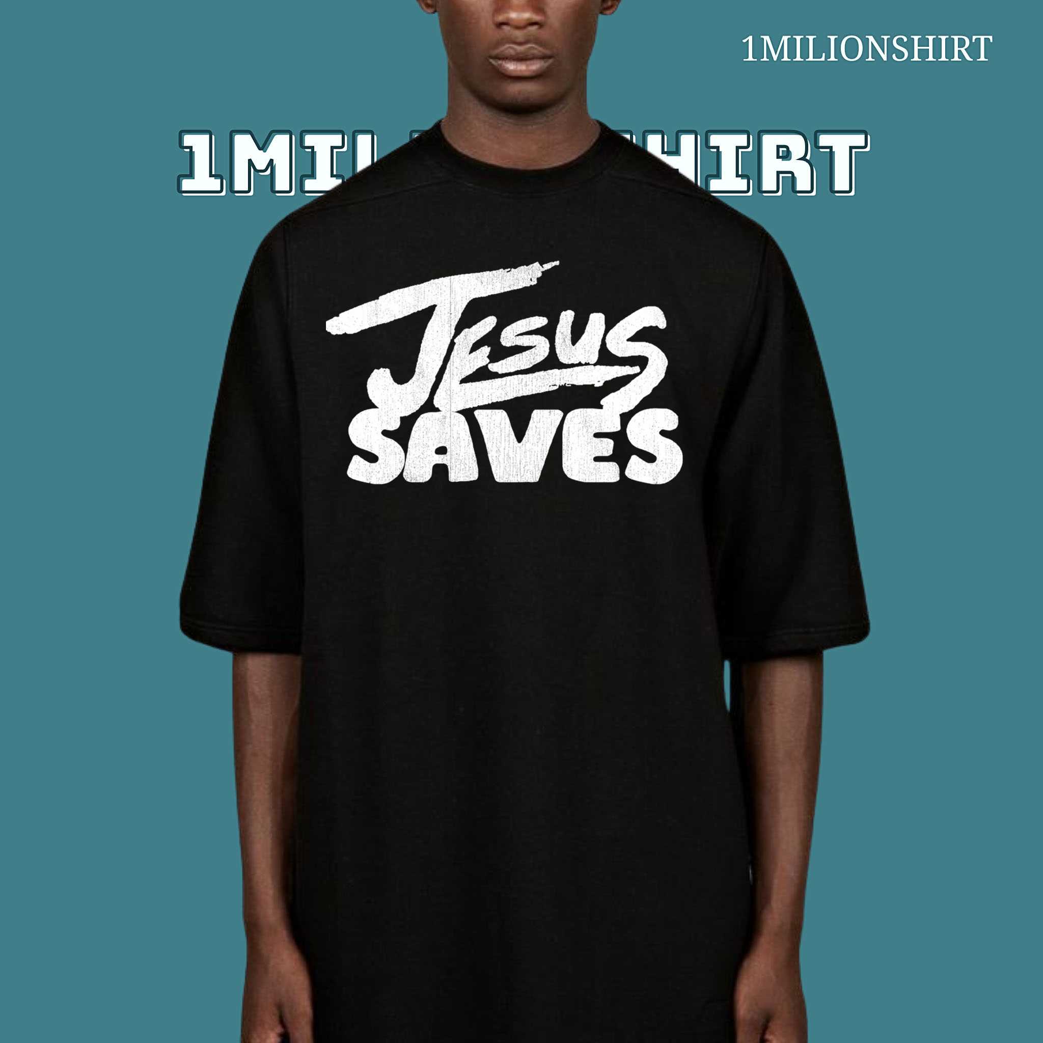 Jesus Saves Tee, Christian Unisex Shirt
