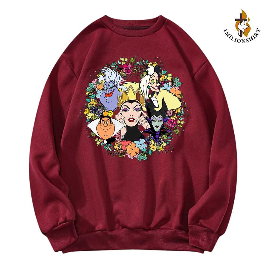 The Villainous Queens Of Disney - A Spooky Crewneck