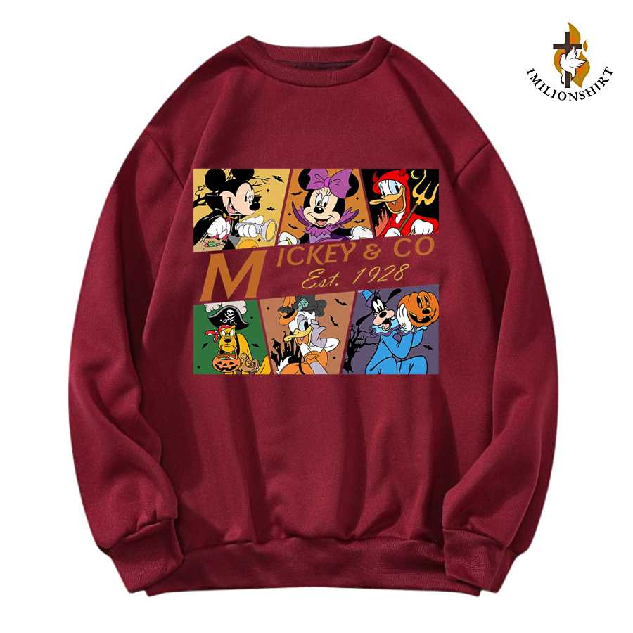 Mickey & Co. Vintage Halloween Crewneck