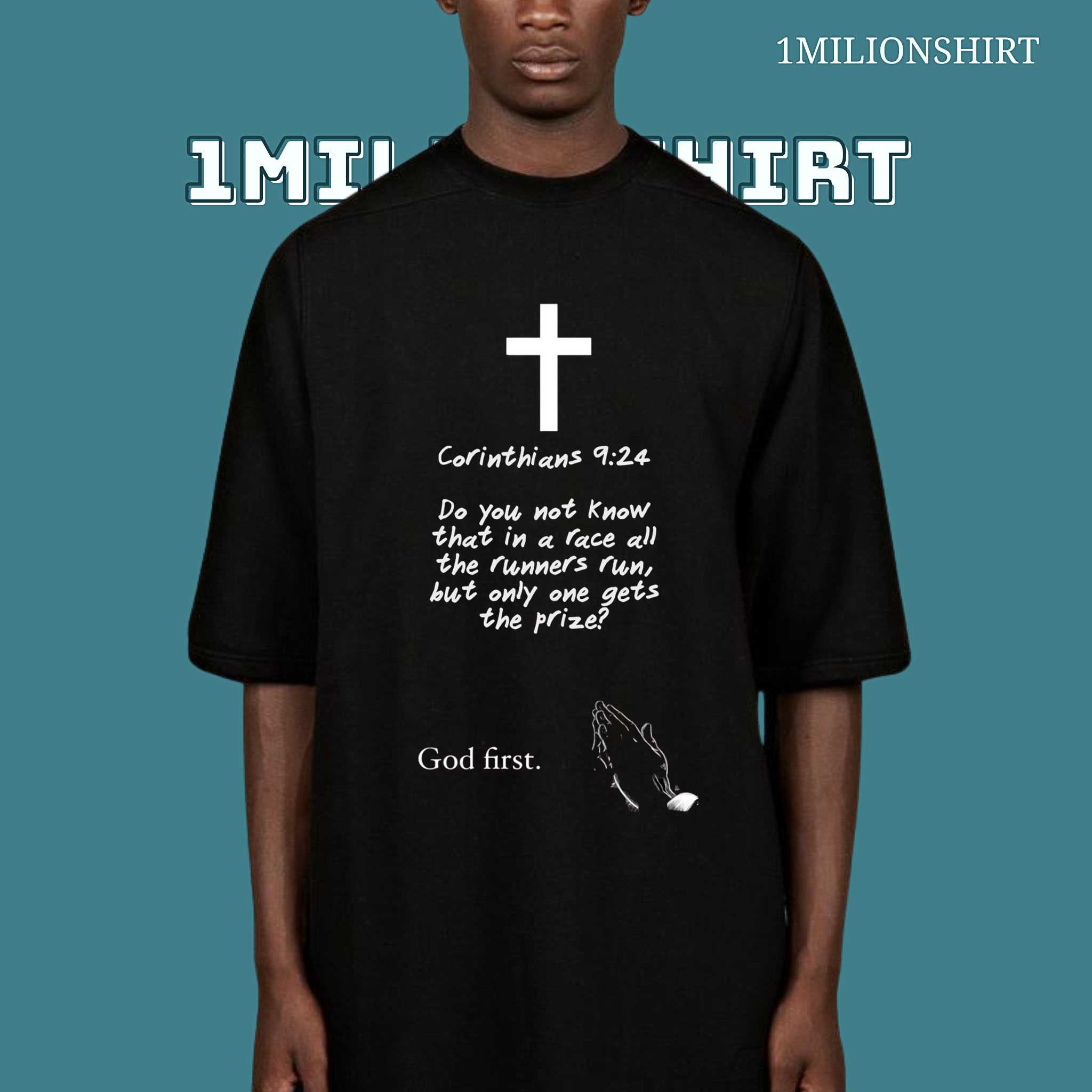 Run For The Prize Tee – 1 Corinthians 9:24 Faith Shirt