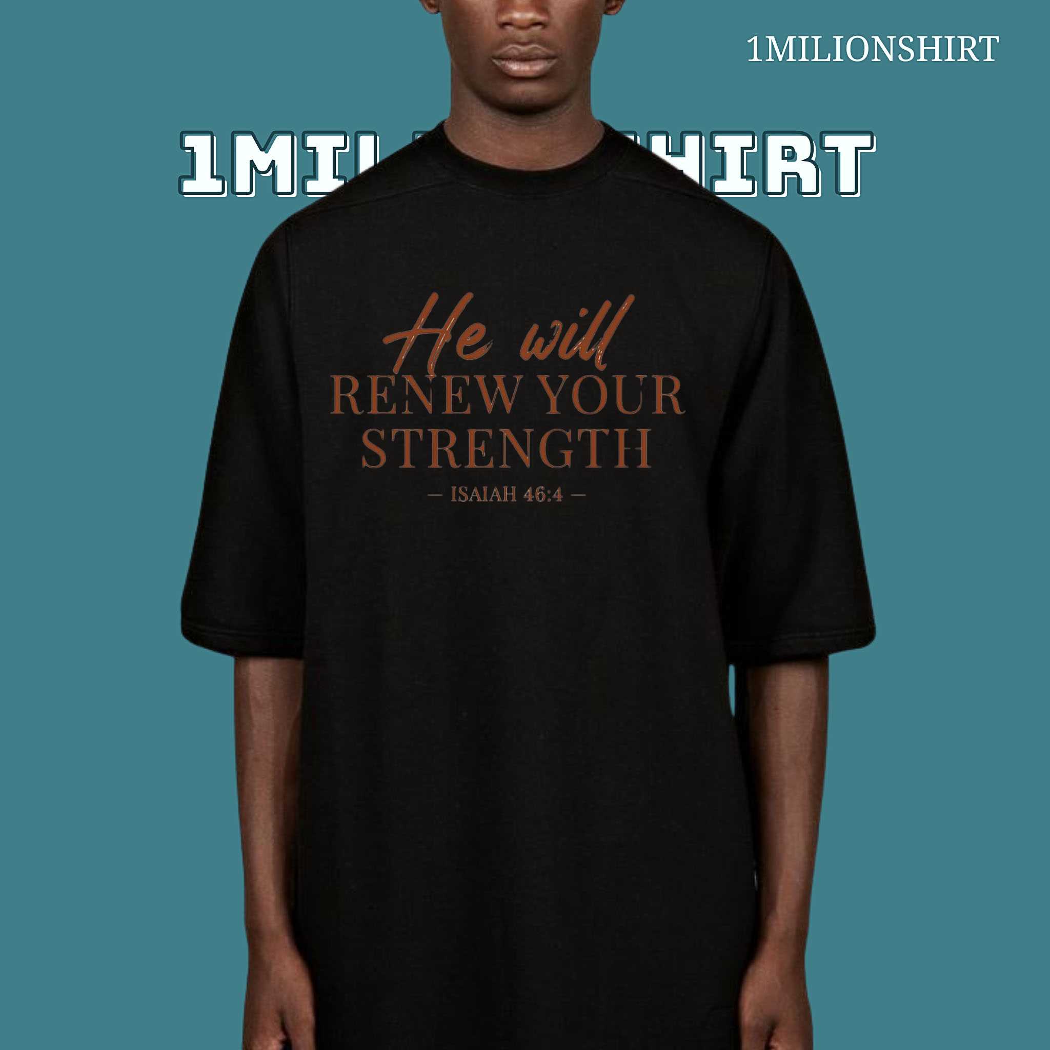 Renew Your Strength Tee – Isaiah 40:31 Faith T-Shirt
