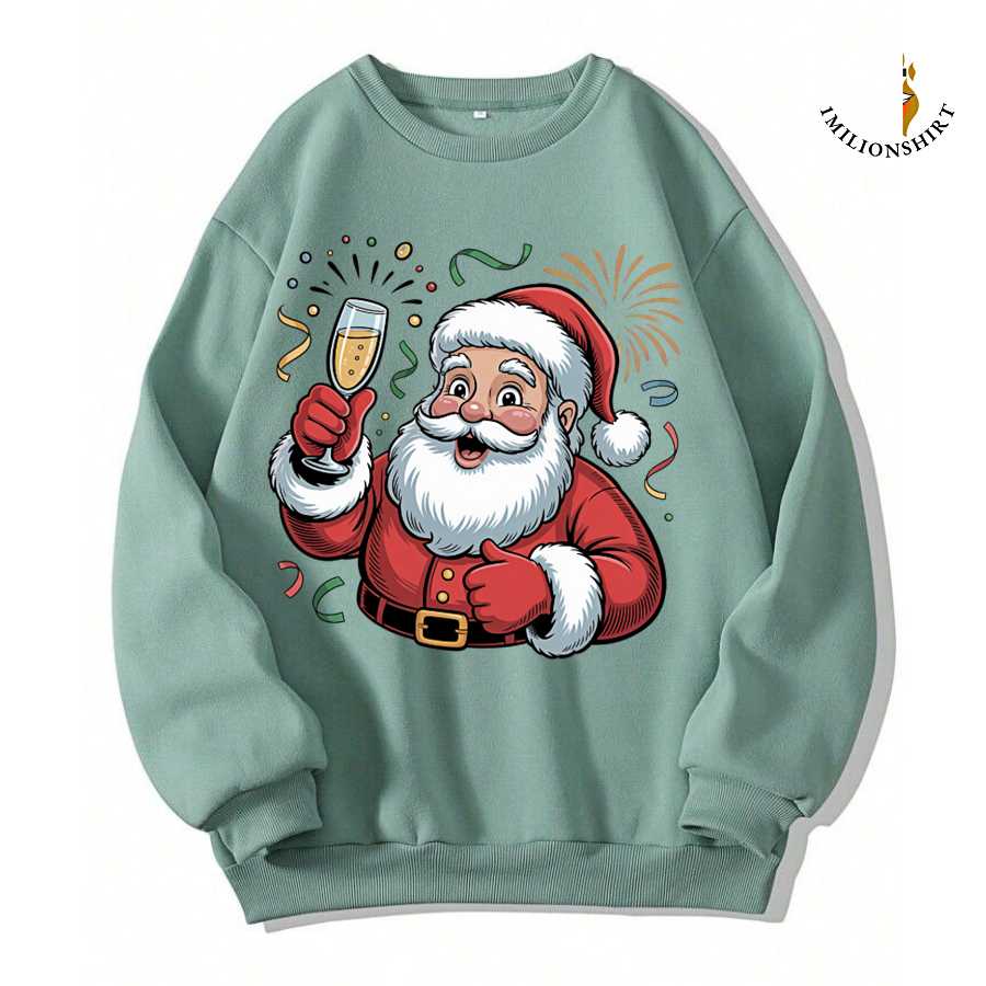 Santa Party Vibes Christmas Sweatshirt