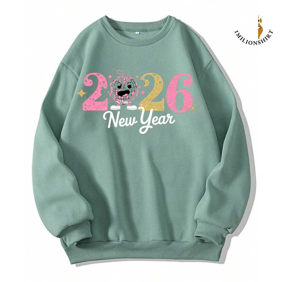 2026 New Year's Disco Ball Sweatshirt