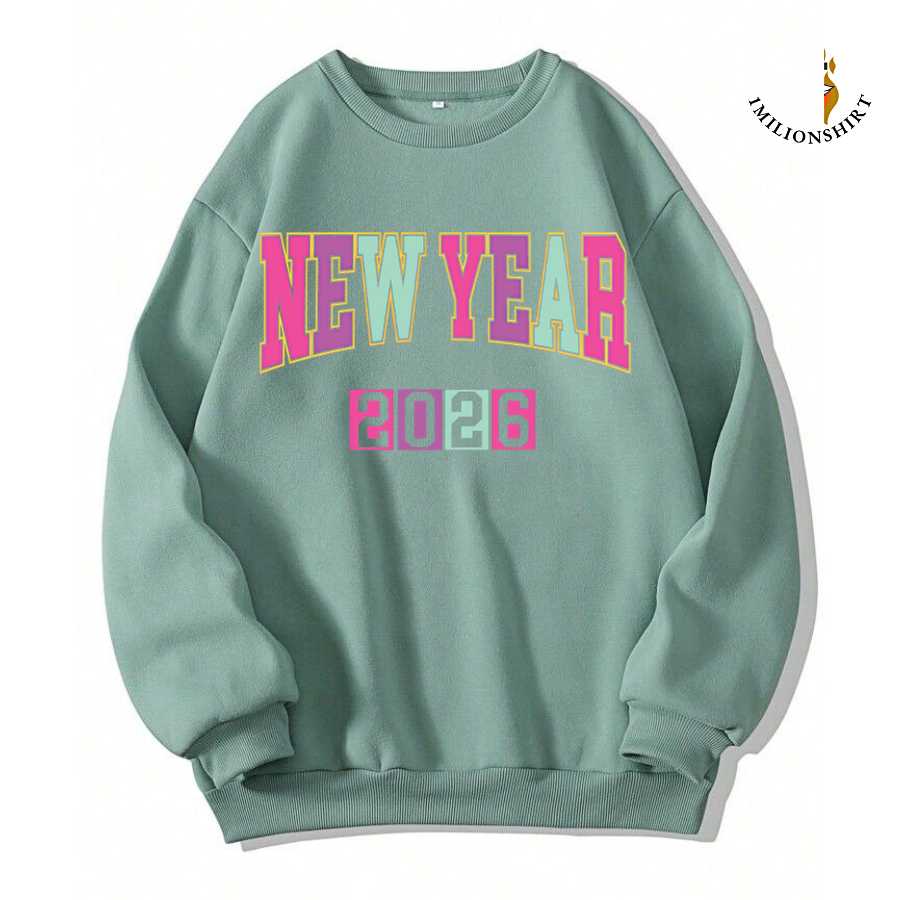 New Year 2026 Bold Retro Sweatshirt