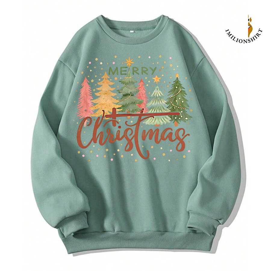 Merry Christmas Tree Sweatshirt