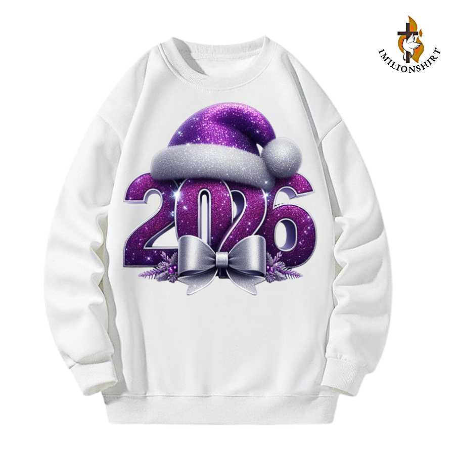 Sparkling 2026 Holiday Sweatshirt
