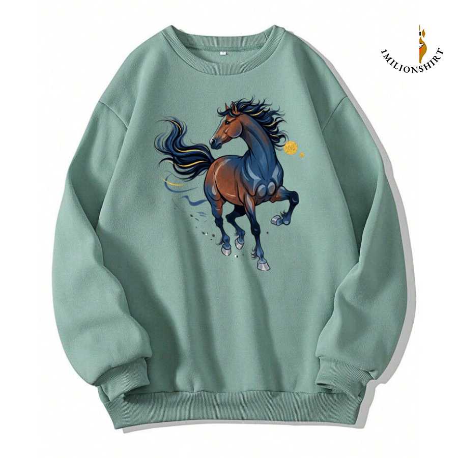 Wild Spirit Horse Christmas Sweatshirt
