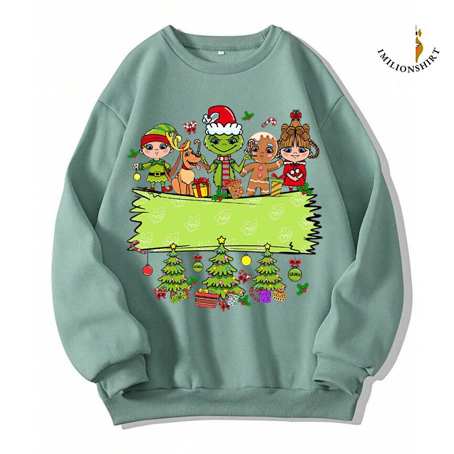 Grinch Christmas Crew Sweatshirt