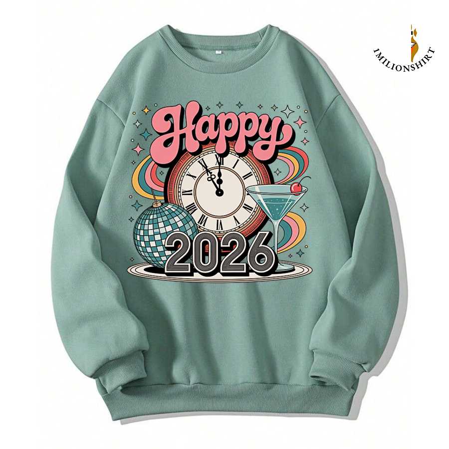 Happy 2026 Countdown Party Sweatshirt