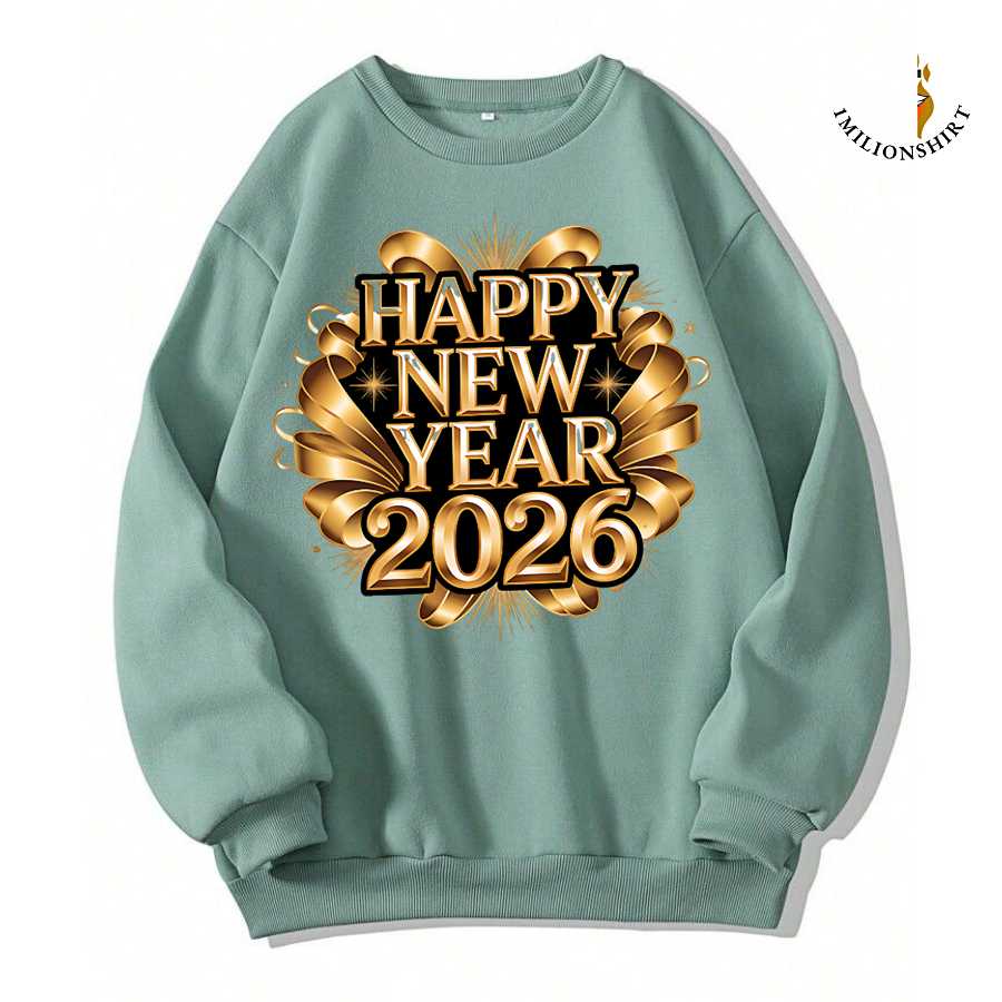 Elegant 2026 New Year's Balloons Sweatshirt
