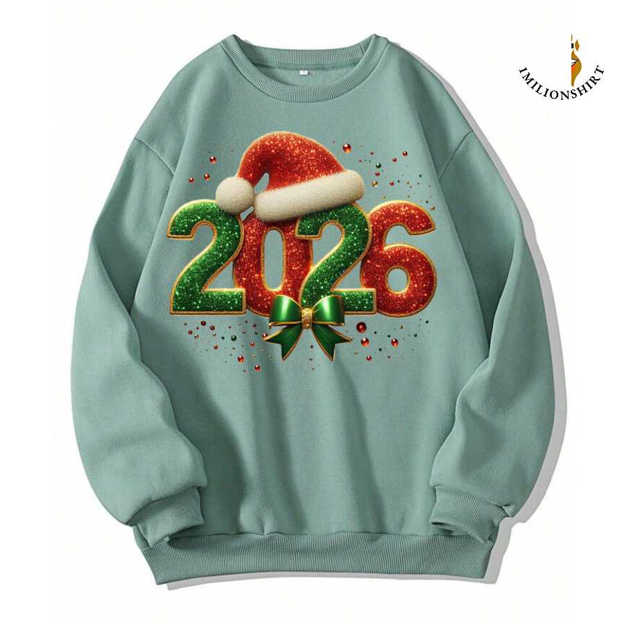Festive 2026 Christmas & New Year Sweatshirt