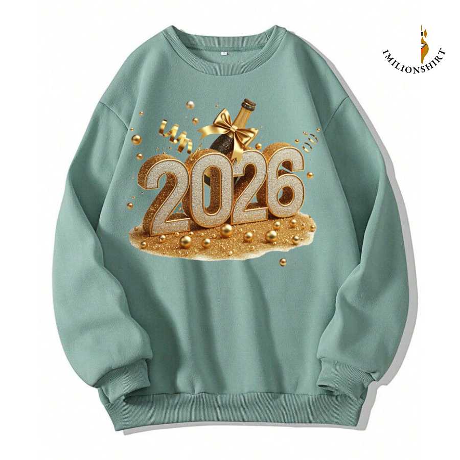 Champagne Cheers New Year 2026 Sweatshirt