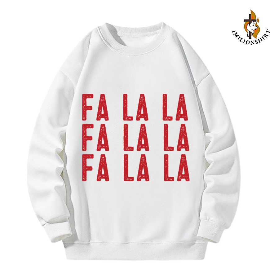 Fa La La La La Vintage Christmas Sweatshirt