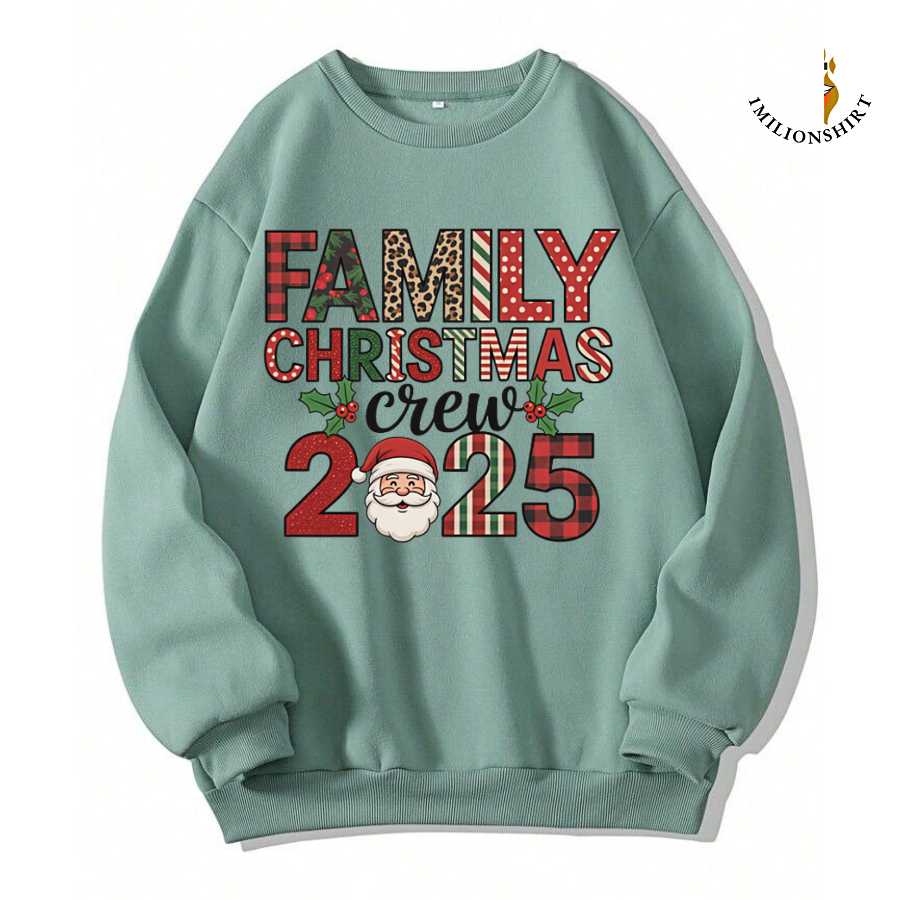 Family Christmas Crew 2025 Matching Sweatshirt