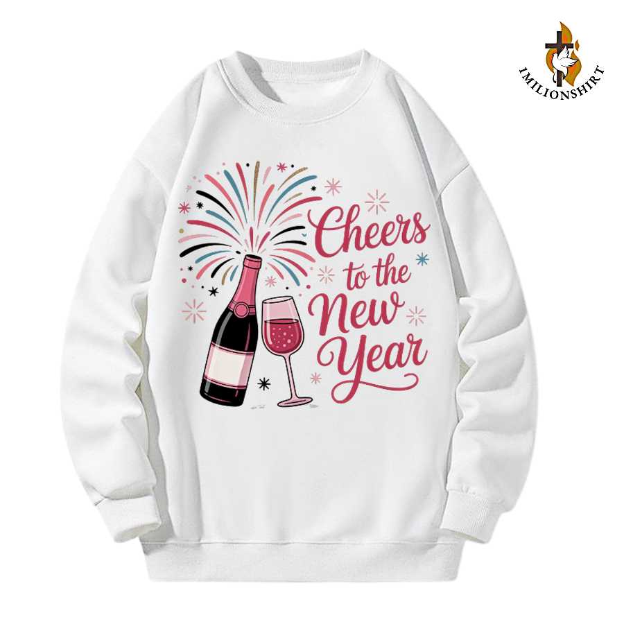 Champagne Cheers New Year Sweatshirt