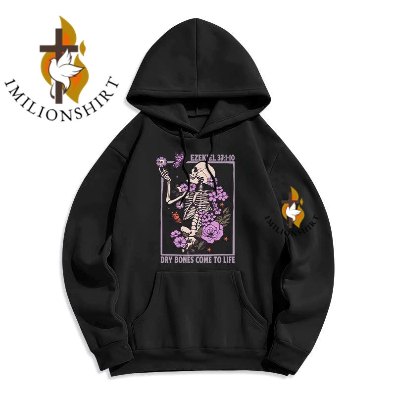 Dry Bones Rise In Faith Hoodie